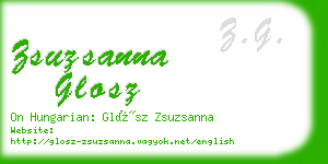 zsuzsanna glosz business card